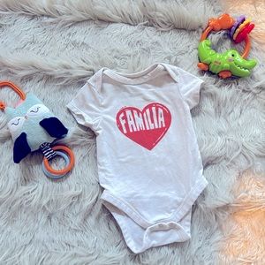 Familia Baby Boy Onesie (0-3 M)